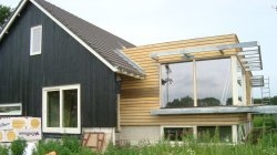 Serrebouw houtskelet woning